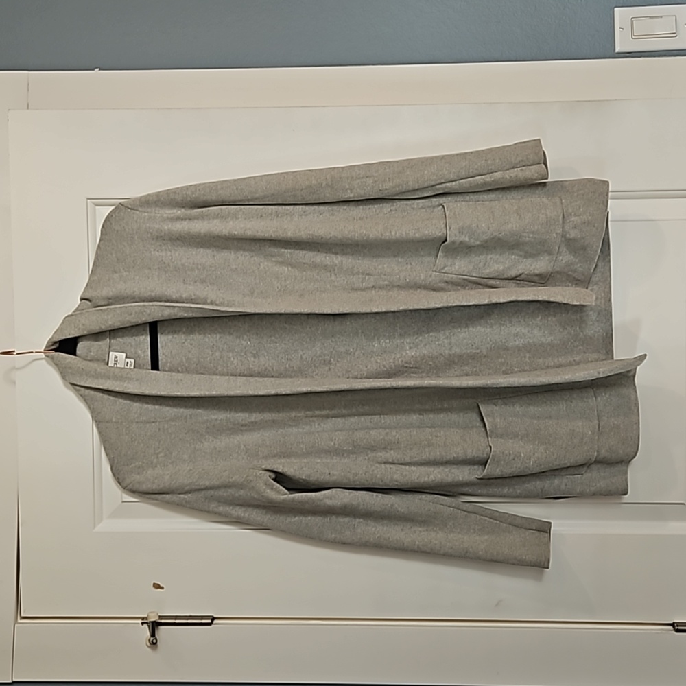 J Crew Factory 2 Button Sweater Blazer petite medium